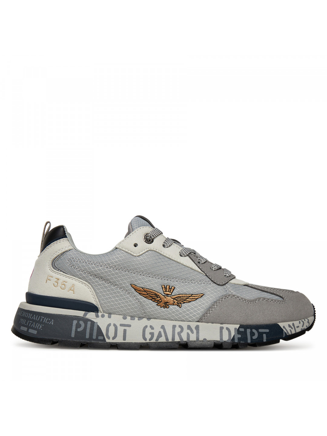 Sneakersy Aeronautica Militare 252SC0276UCT04249 Šedá